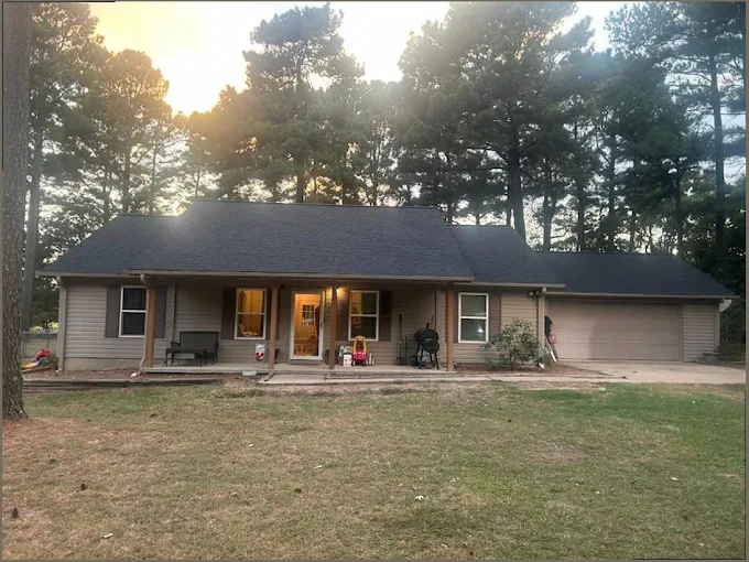 Completed roofing project